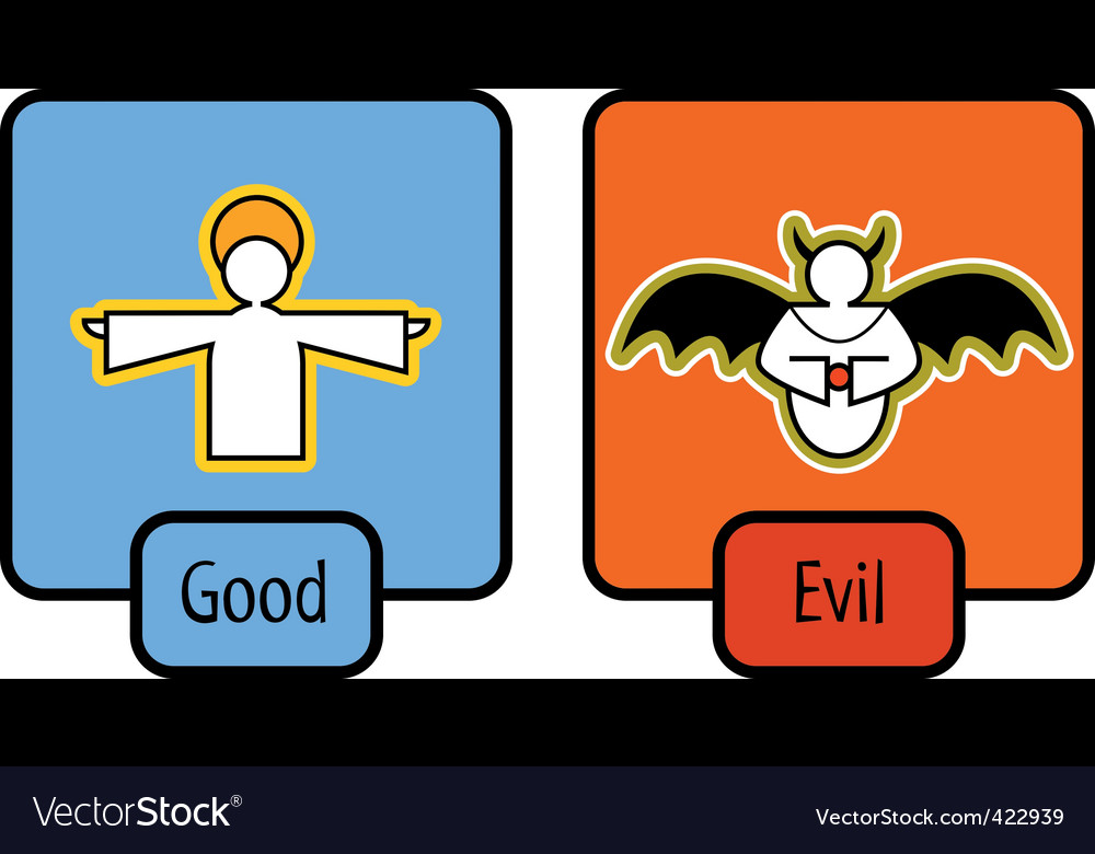 good-and-evil-symbols-royalty-free-vector-image