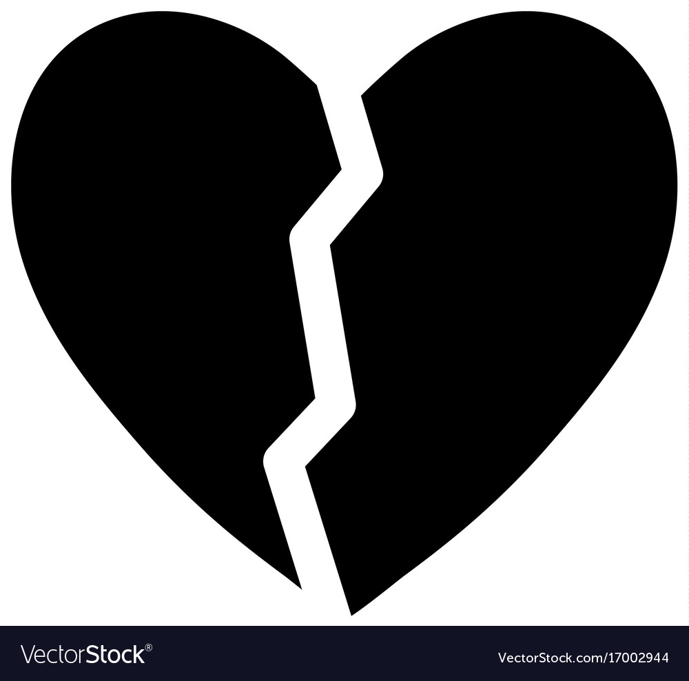 Broken Heart Outline Svg 5361