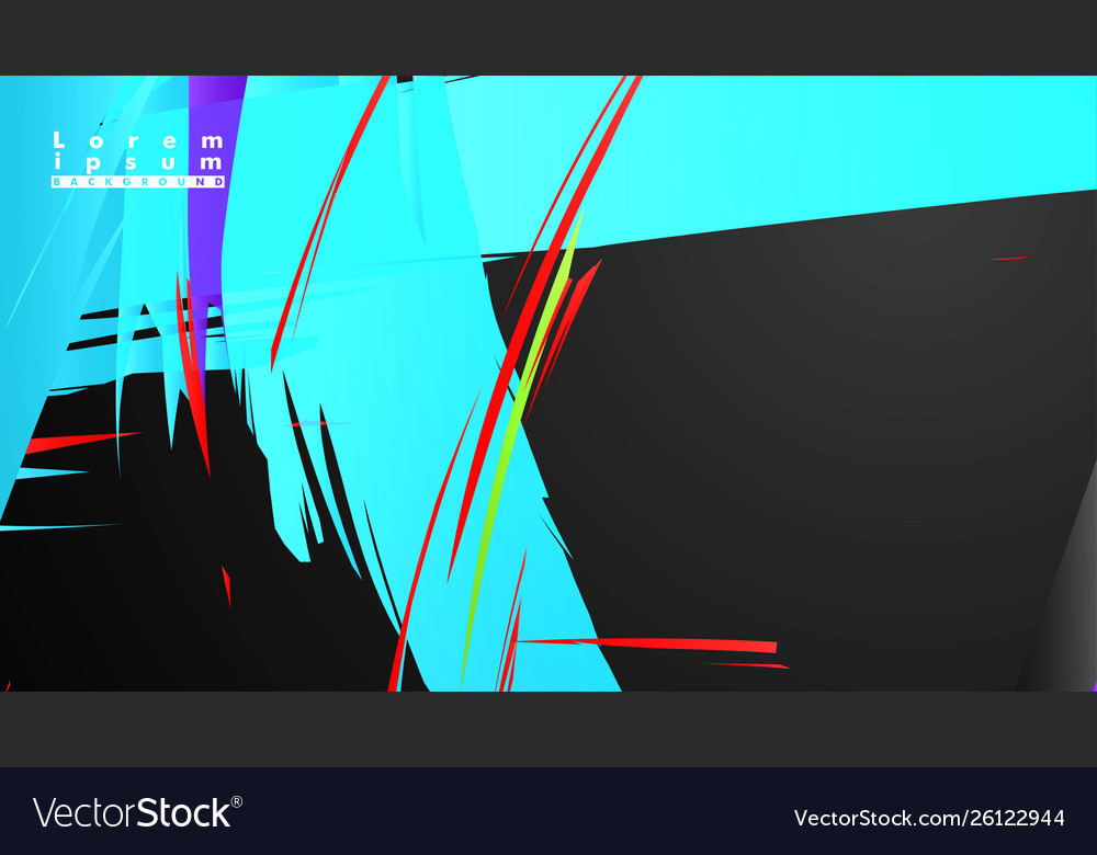 Colorful geometric backgrounds simple form Vector Image