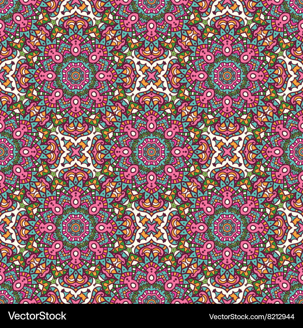 Ethnic seamless pattern Royalty Free Vector Image