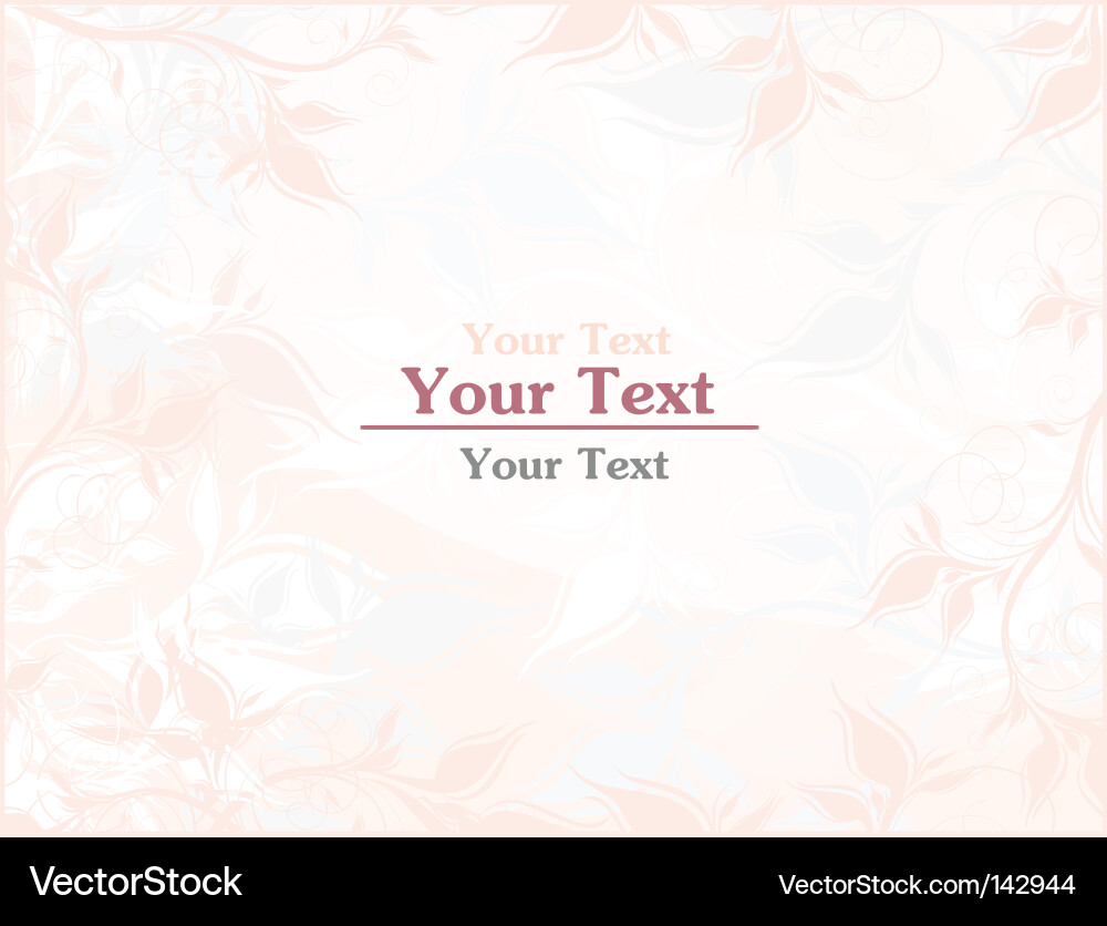 Floral background Royalty Free Vector Image - VectorStock