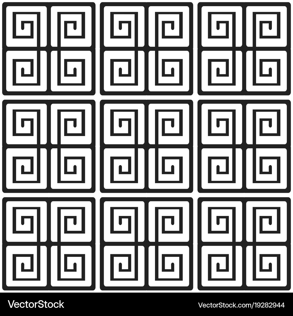 Seamless Stylish Texture With Ancient Style Vector Image