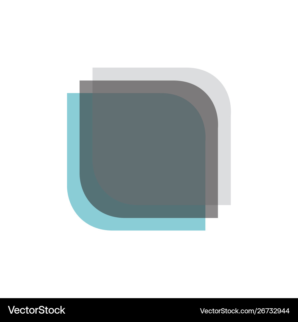 Simple modern leaf logo design elements Royalty Free Vector