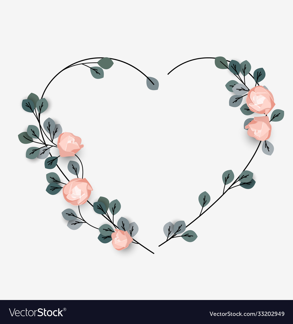 Romantic background with hearts Royalty Free Vector Image