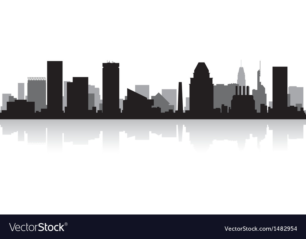 city skyline vector png