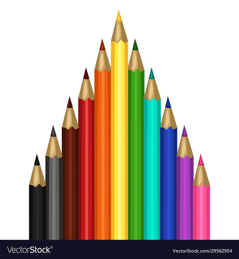 Set multicolor pencils