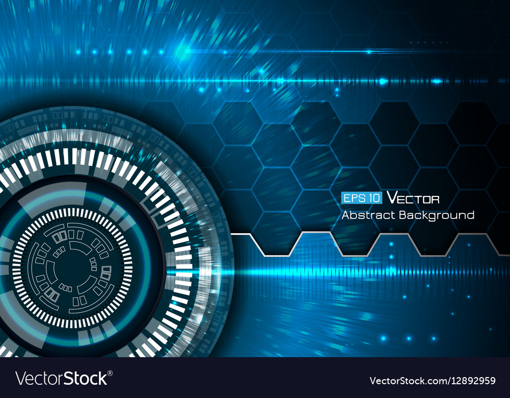 Background With Futuristic Elements Royalty Free Vector