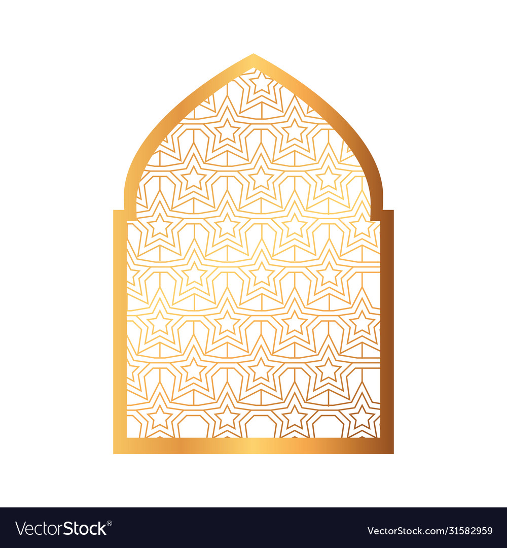 Islamic Arches Vector