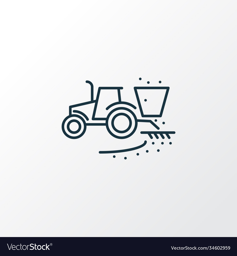 Planter icon line symbol premium quality isolated