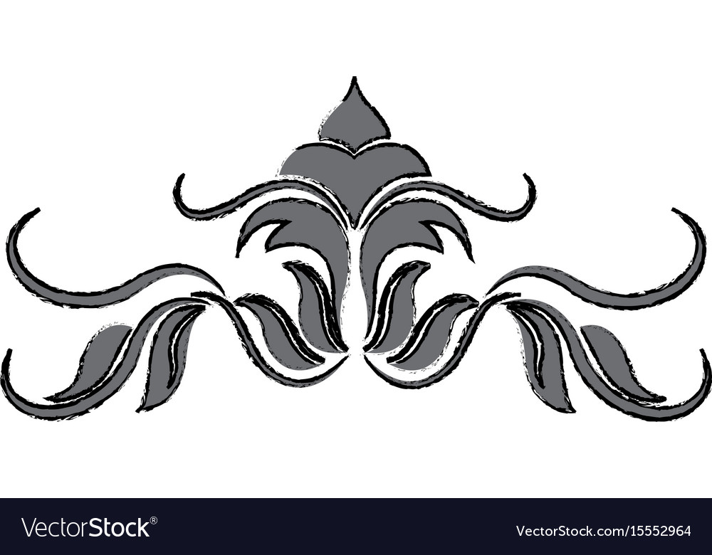 baroque scroll ornament floral