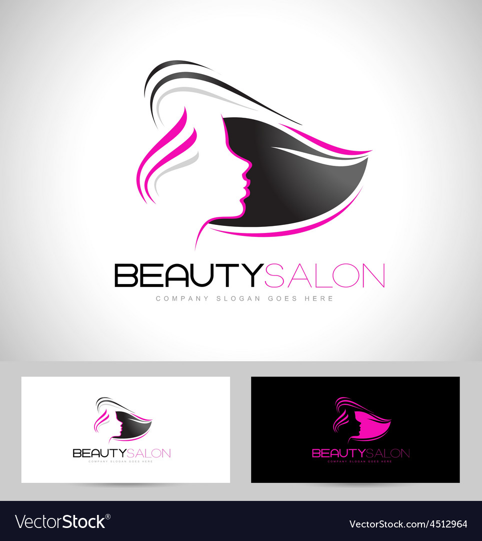 Hair Salon Logo Royalty Free Vector Image Vectorstock