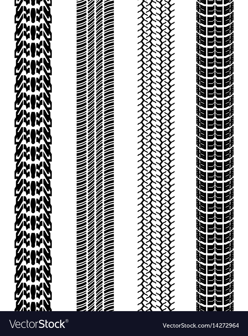 Prints tire cars Royalty Free Vector Image - VectorStock