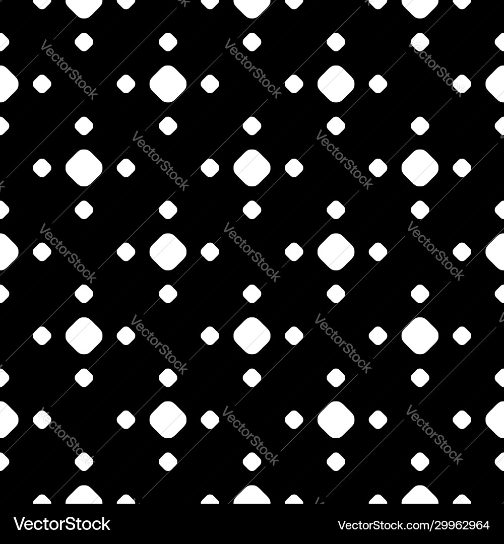 Seamless pattern black white dotted texture Vector Image
