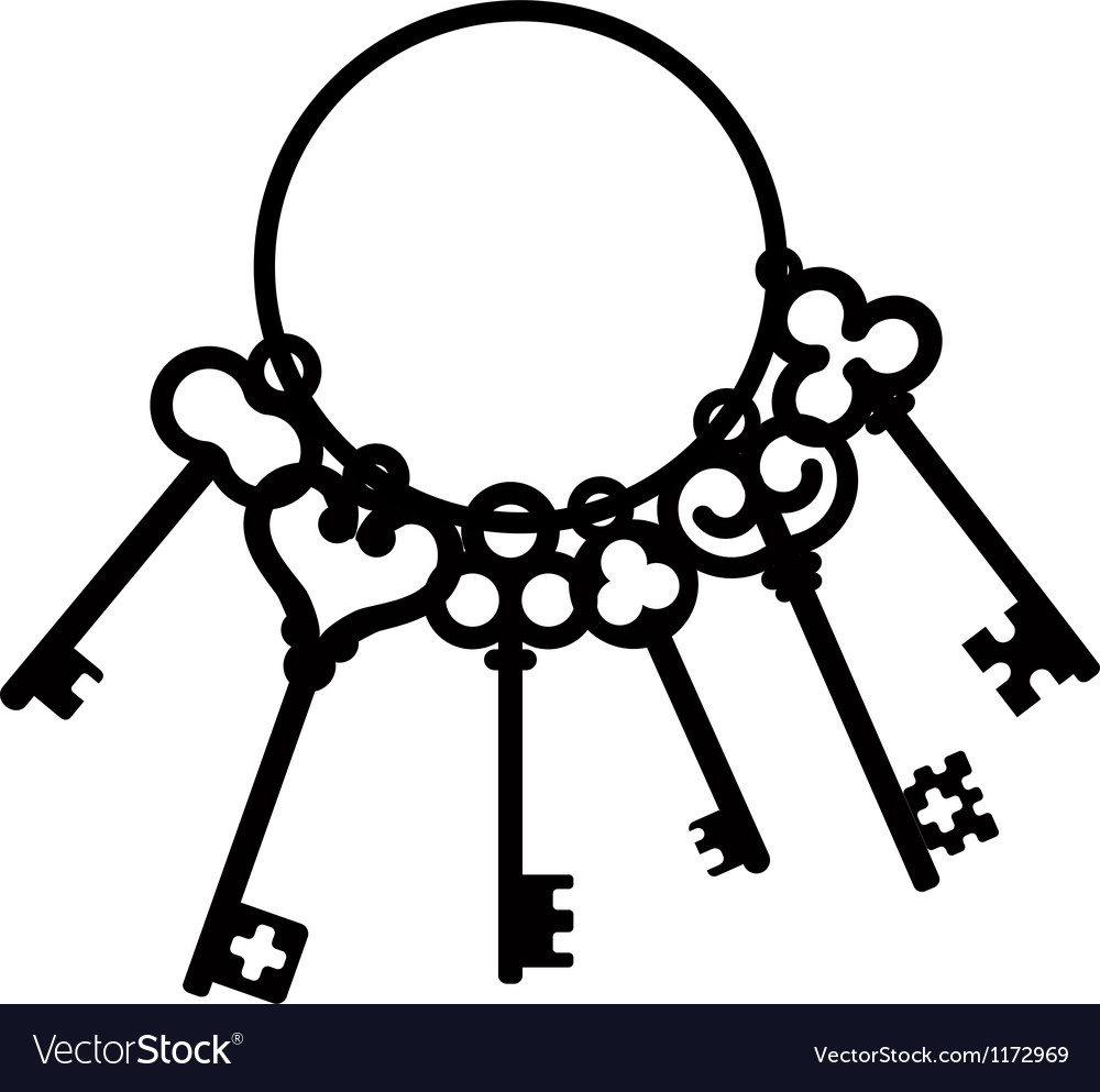 vintage skeleton key clipart