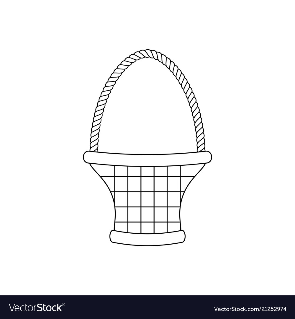 Basket Royalty Free Vector Image - VectorStock