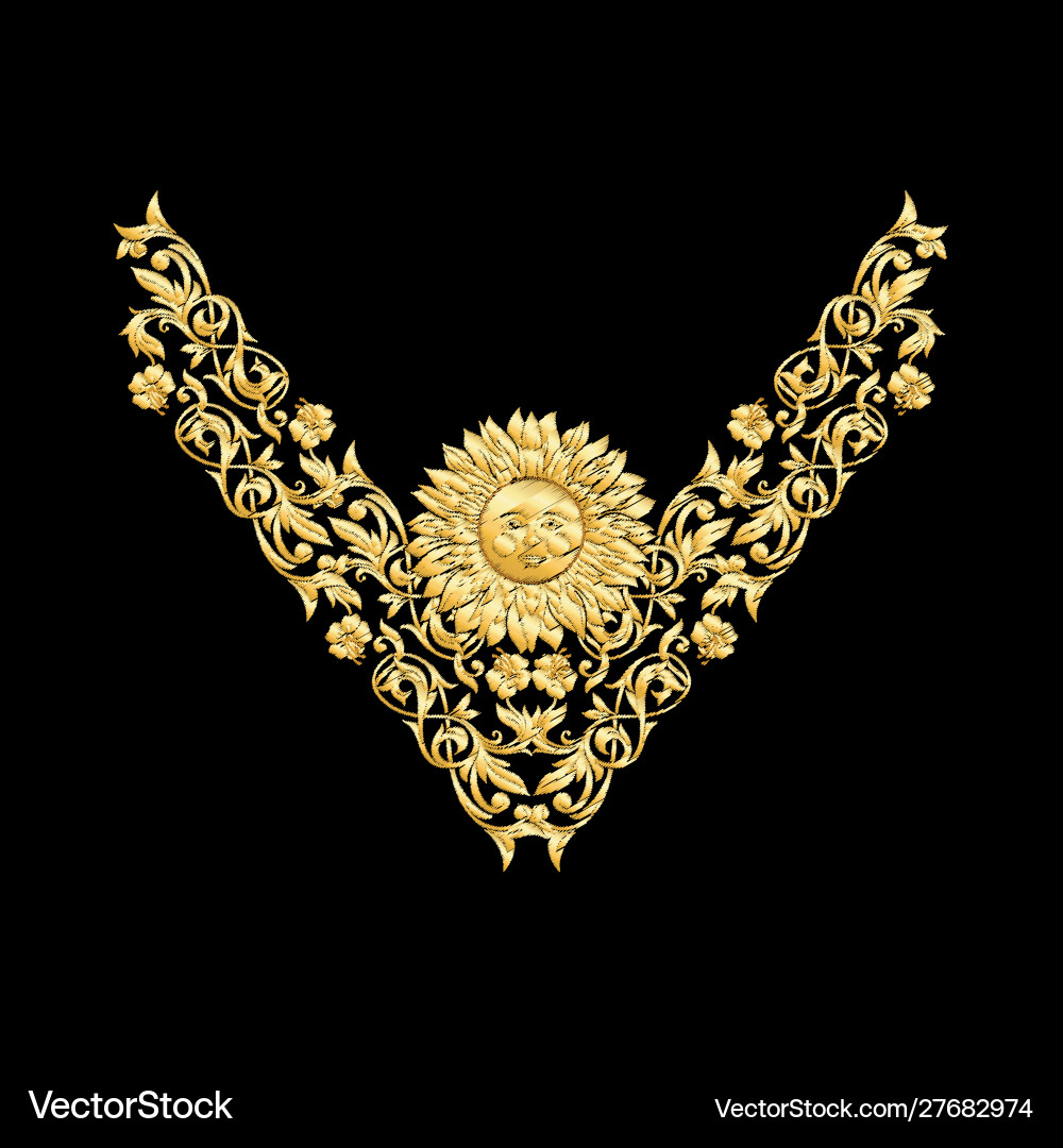 Elements in baroque rococo victorian Royalty Free Vector