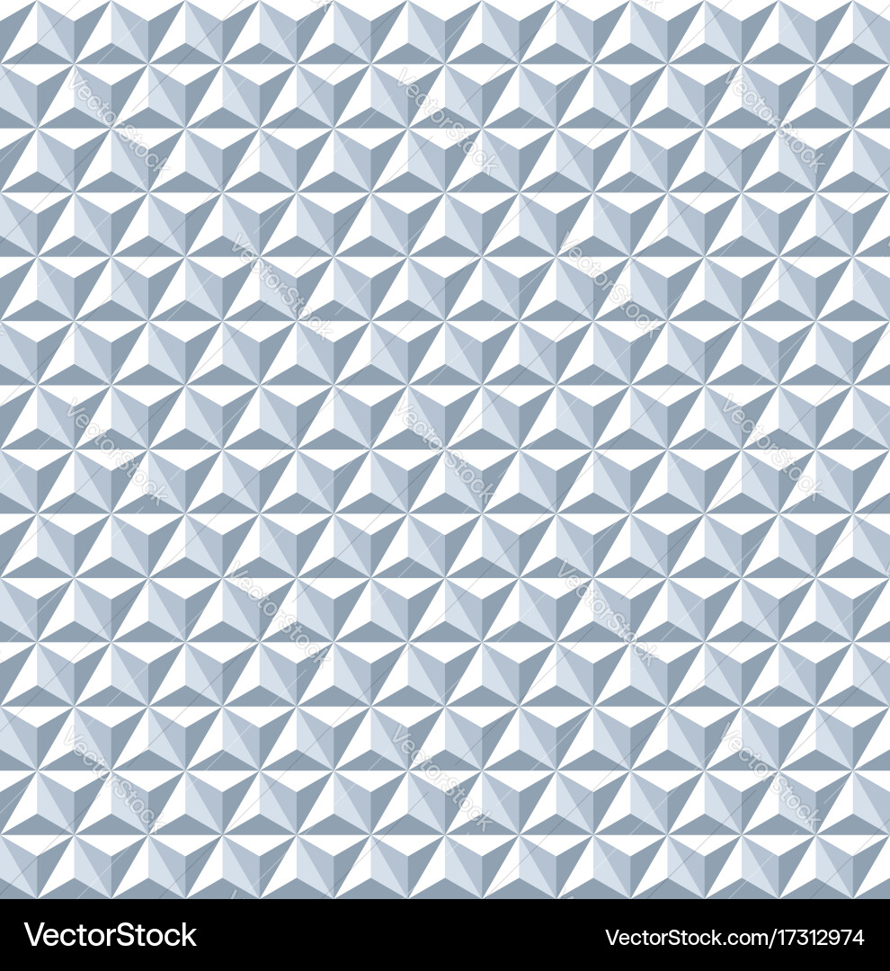Seamless 3d pattern Royalty Free Vector Image - VectorStock