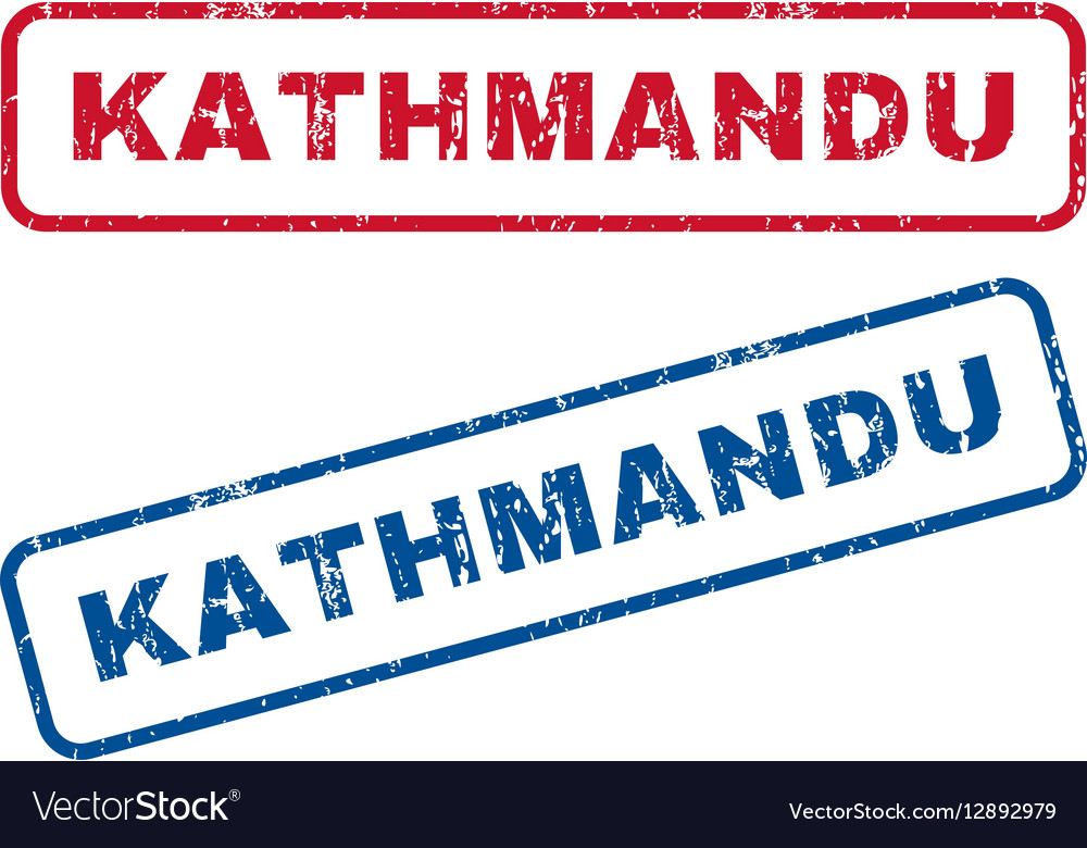 Kathmandu rubber stamps