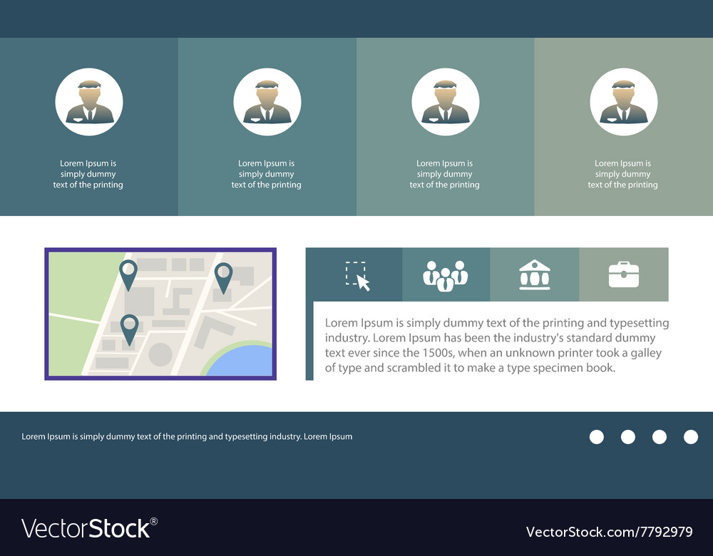 Web interface Royalty Free Vector Image - VectorStock