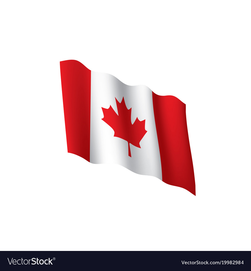 Canada flag Royalty Free Vector Image - VectorStock