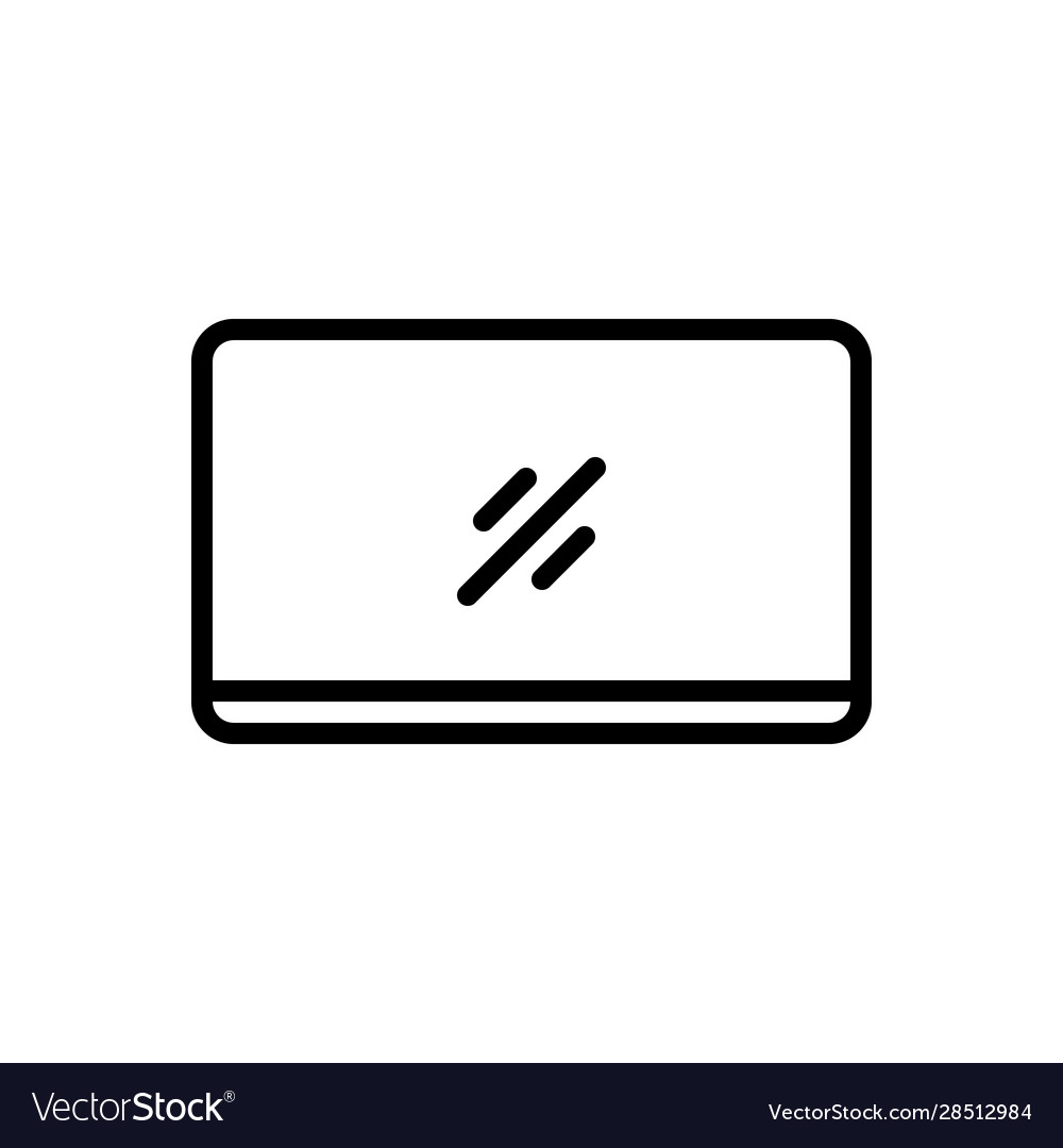 Screen Royalty Free Vector Image - VectorStock
