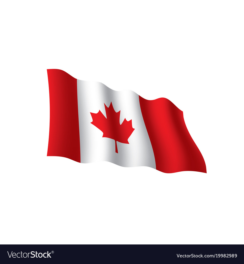 Canada flag Royalty Free Vector Image - VectorStock