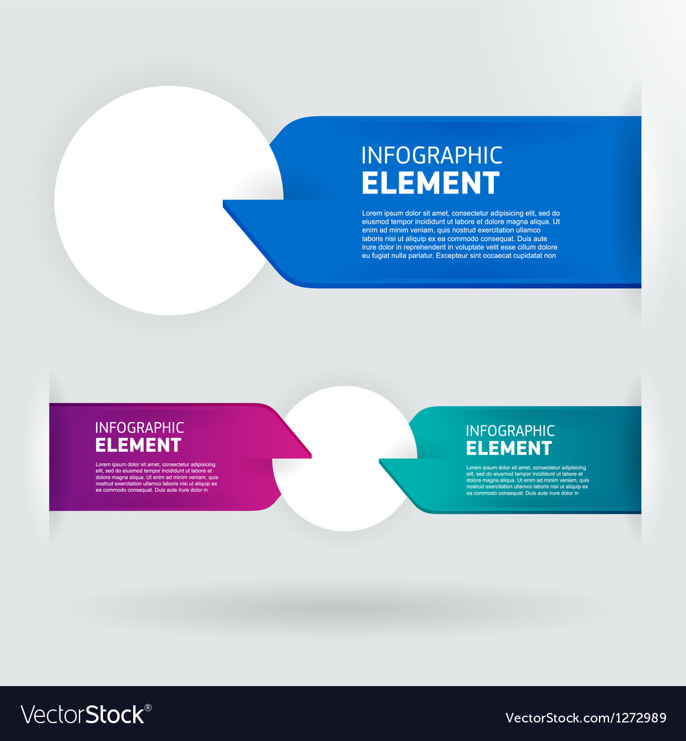 modern number list infographic banner royalty free vector