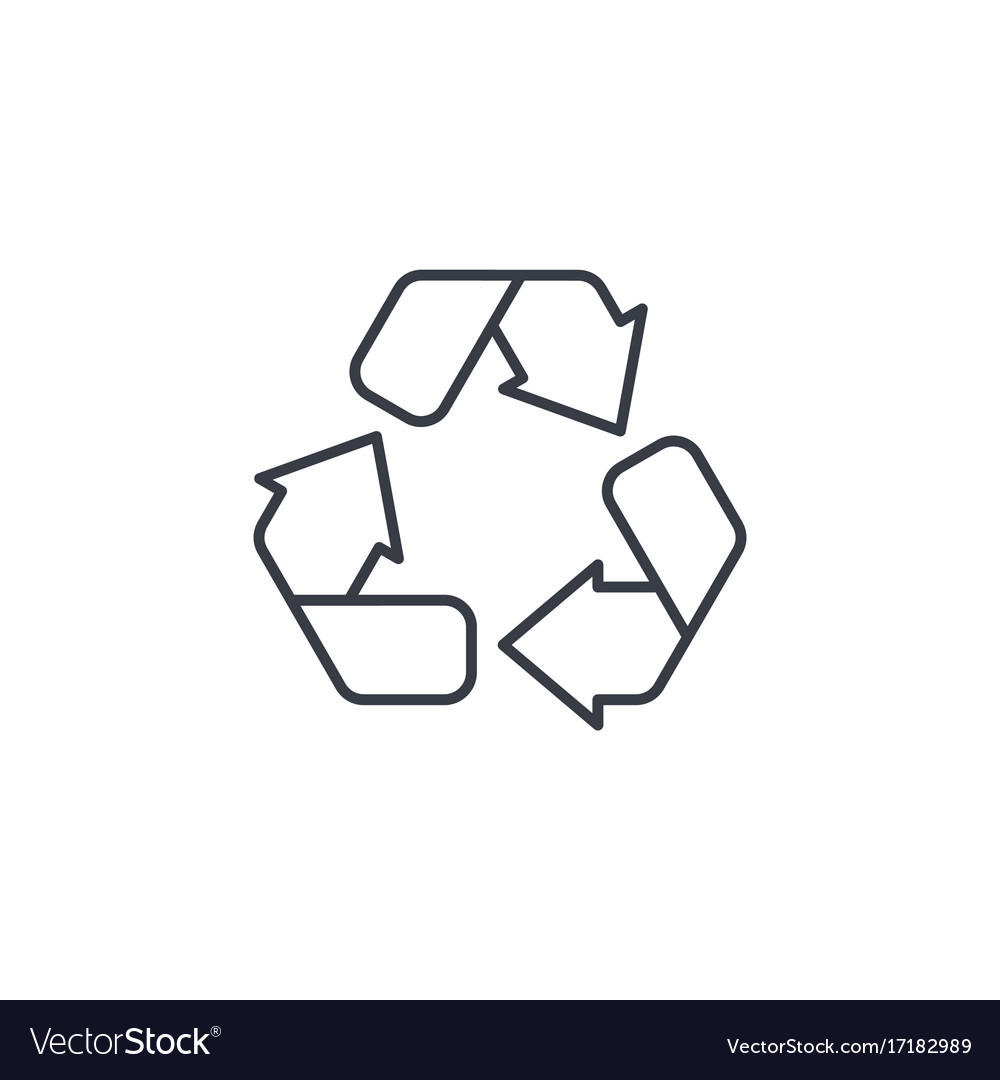 Recycle green symbol environmental protection Vector Image