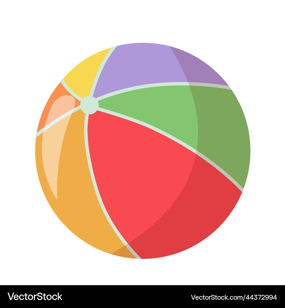 Cute rubber ball Royalty Free Vector Image - VectorStock