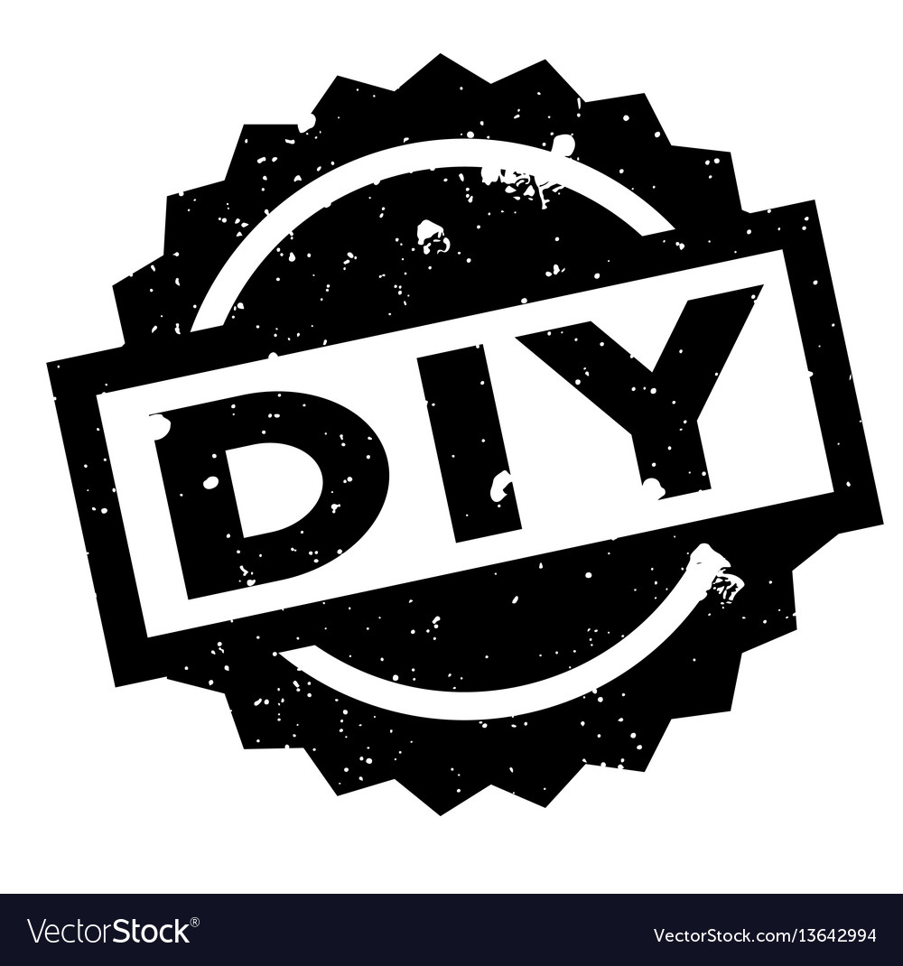 Do it yourself stamp Royalty Free Vector Image