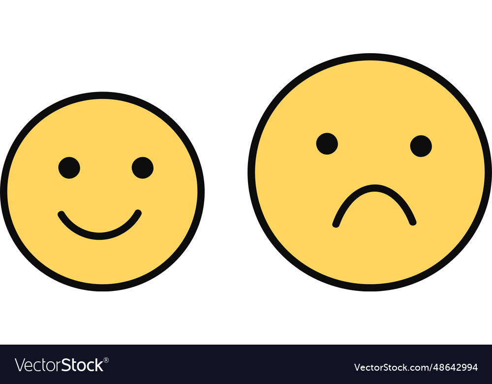 Emoticon smile doodle Royalty Free Vector Image