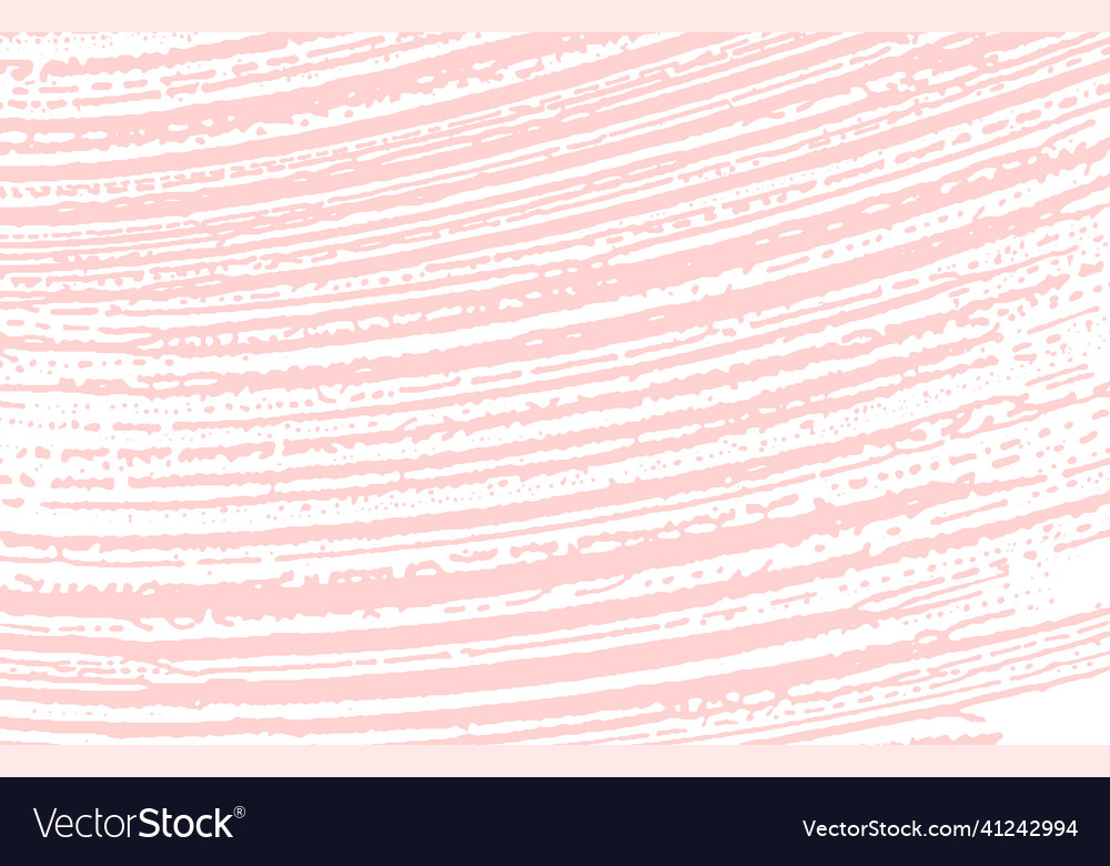 Grunge texture distress pink rough trace fetchin Vector Image