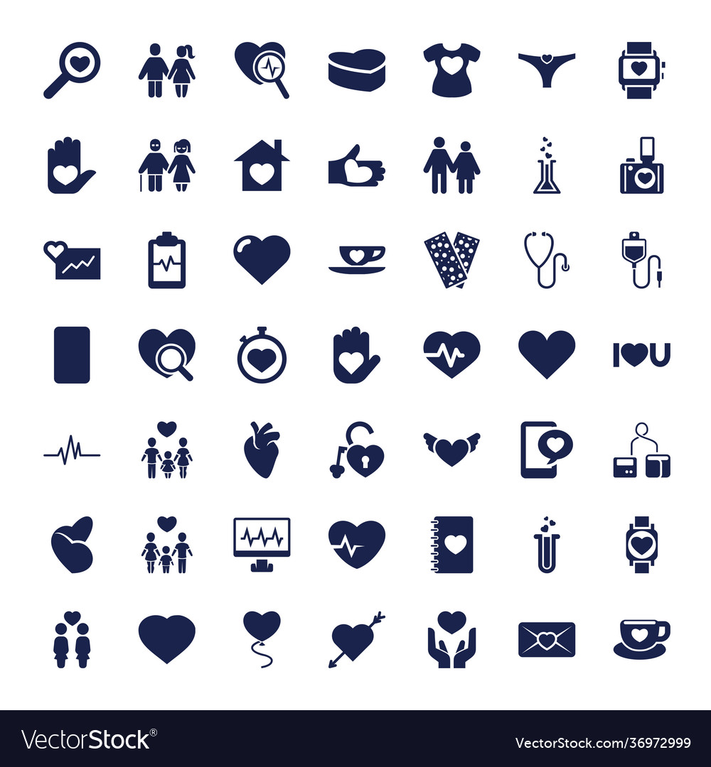 49 heart icons