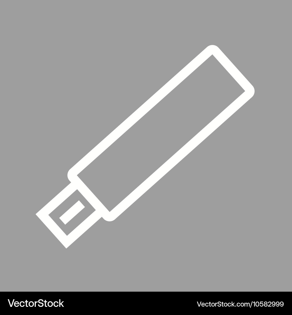 Flash drive Royalty Free Vector Image - VectorStock