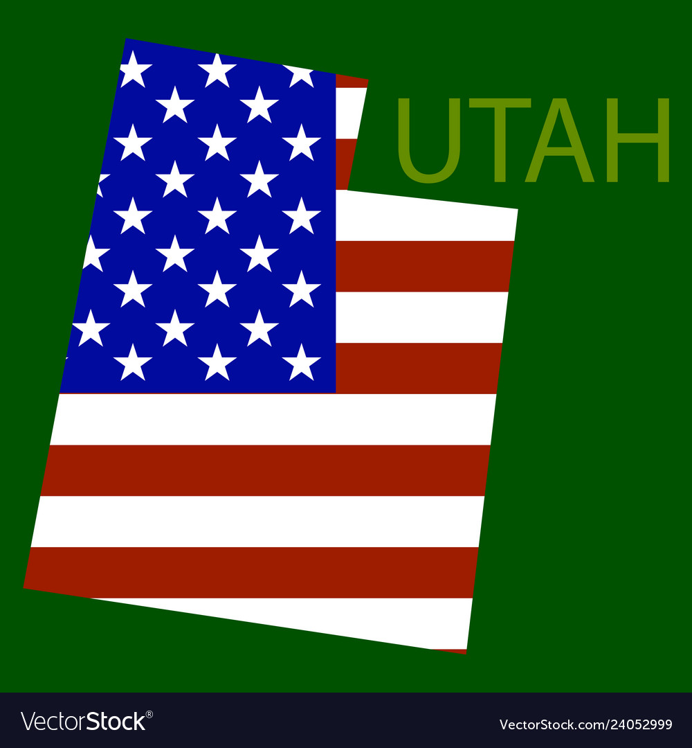 Map Of Utah Royalty Free Vector Image Vectorstock Map Of Utah Royalty Free Vector Image Vectorstock