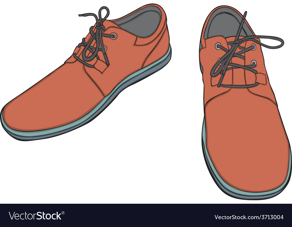 Cartoon Shoes Royalty Free Vector Image VectorStock | vlr.eng.br