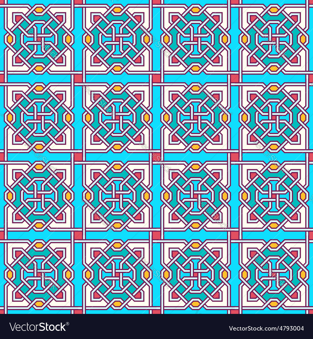 Tangled modern pattern based arabic