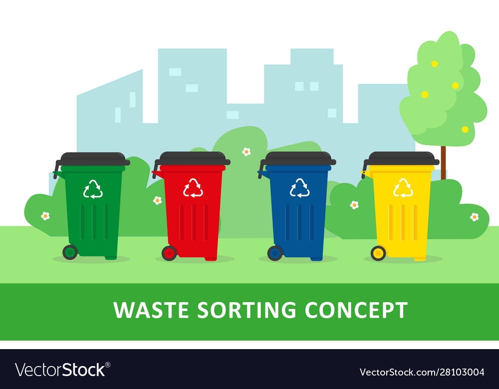 Waste sorting. «waste sorting and recycling» russian greeanpeace.