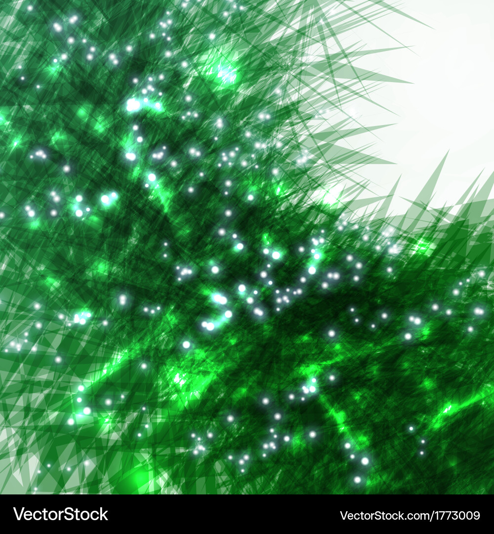 Abstract christmas tree Royalty Free Vector Image