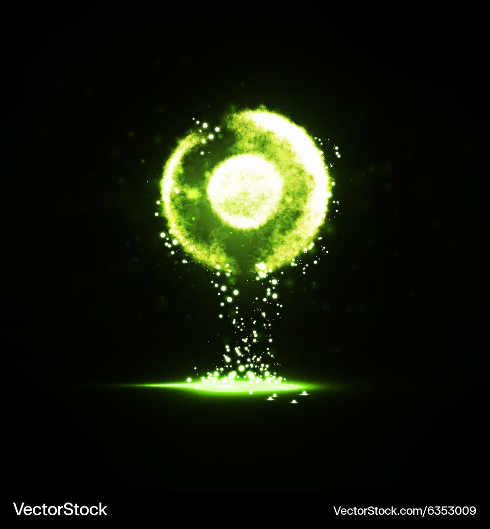 Abstract creative dynamic light element Royalty Free Vector