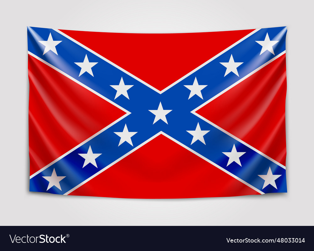 Hanging flag of confederate states