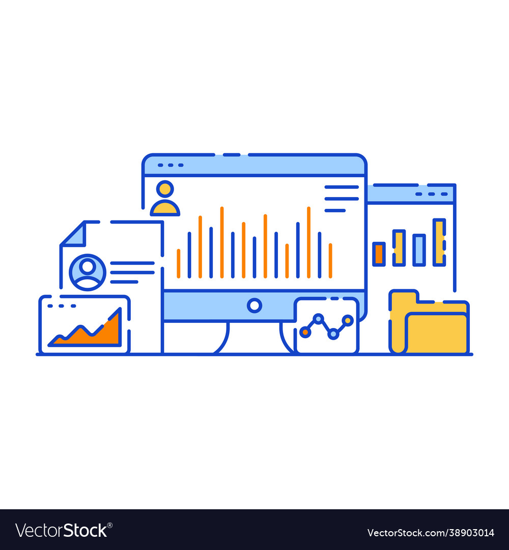 User data Royalty Free Vector Image - VectorStock