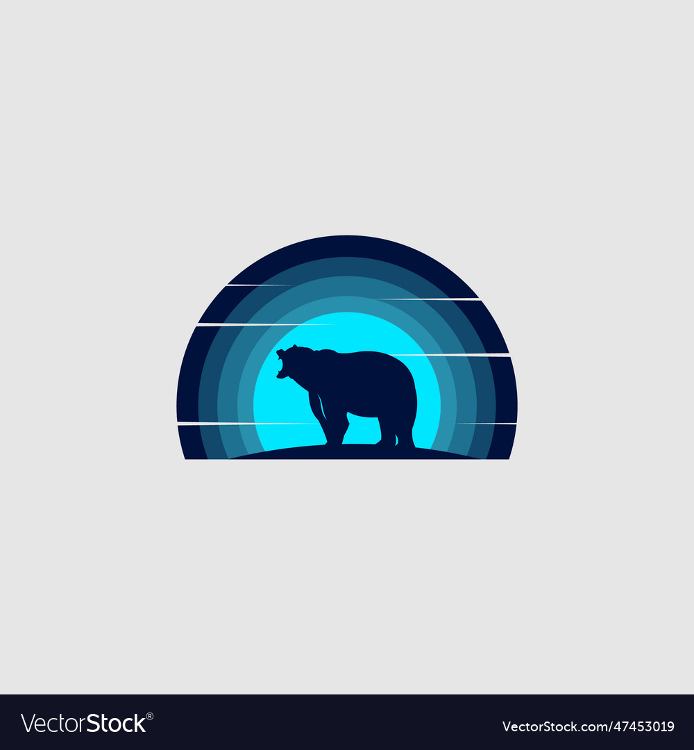 Bear silhouette