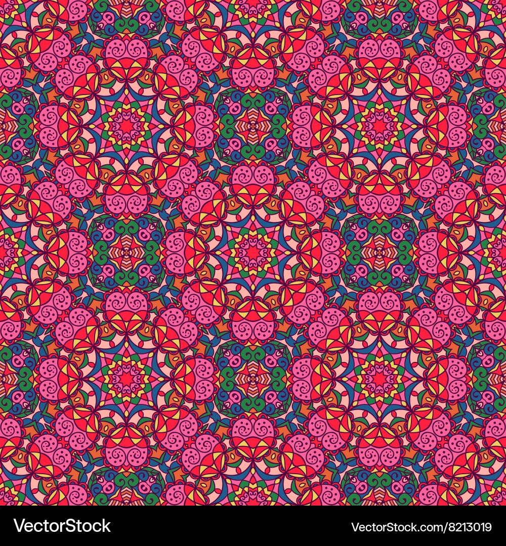 Ethnic seamless pattern Royalty Free Vector Image