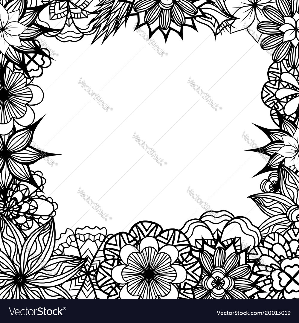 square frame with black