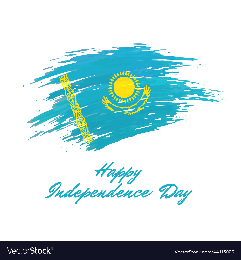 December 16 kazakhstan independence day template Vector Image