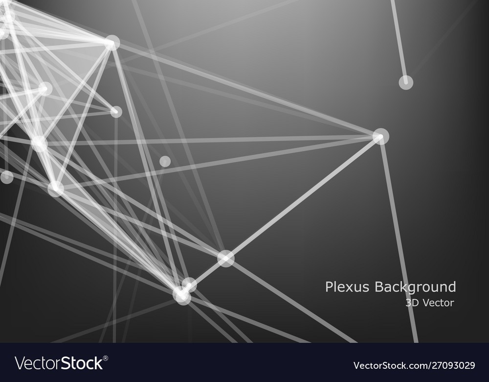 Geometric graphic background molecule