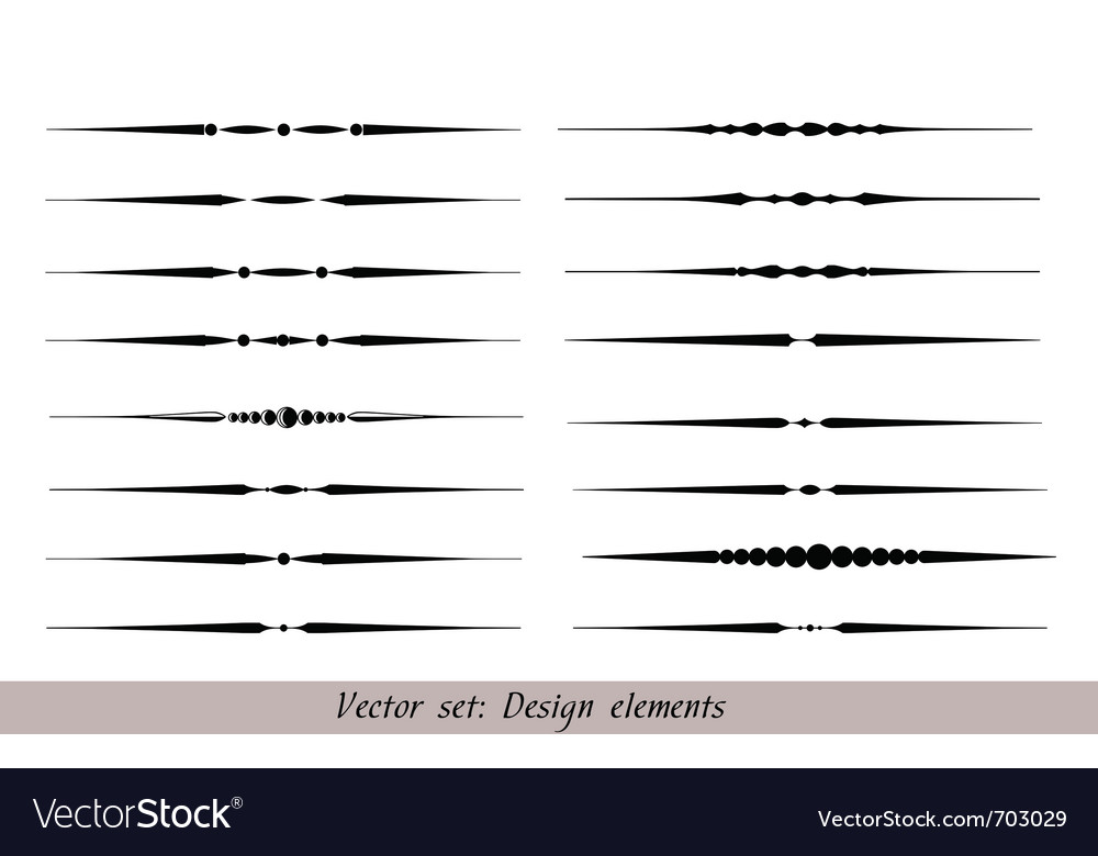 Download Text dividers set Royalty Free Vector Image - VectorStock