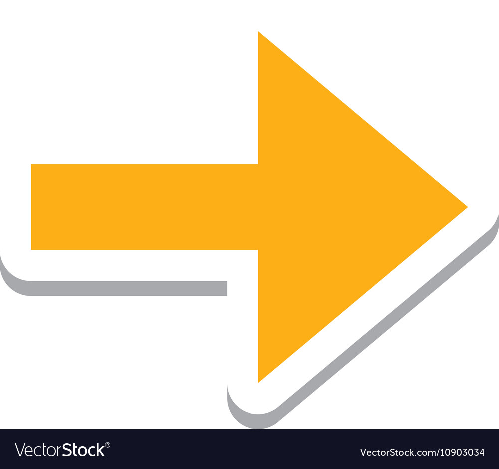 Arrow Direction Symbol Royalty Free Vector Image