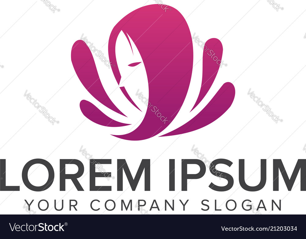 beauty woman logo cosmetics